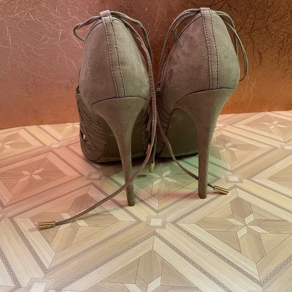 JUSTFAB strapped suede sandals - Picture 3 of 5